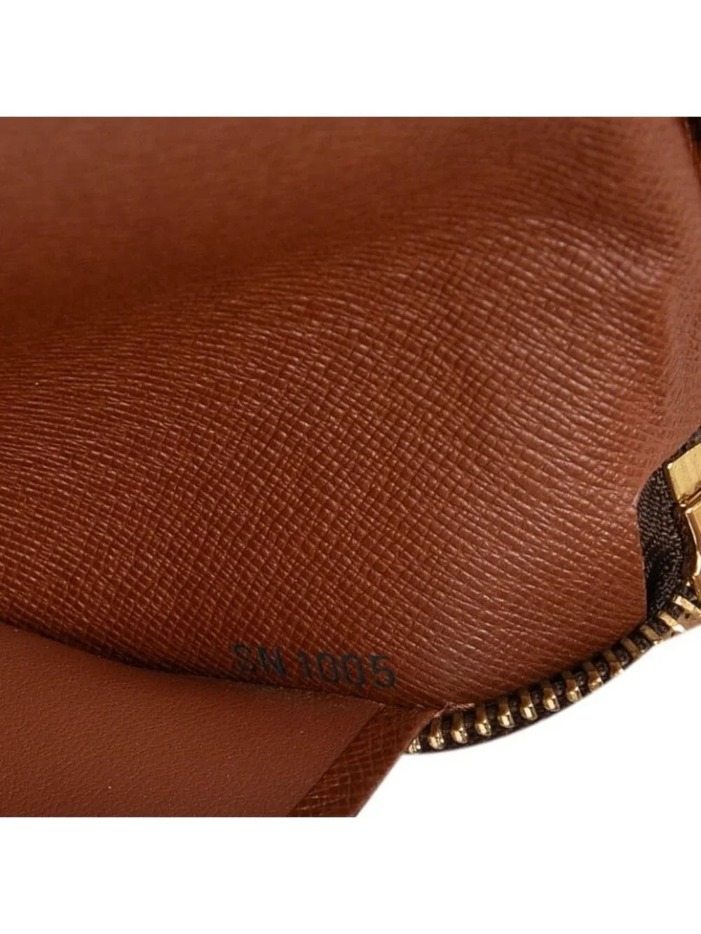 Louis Vuitton Monogram Zippy Organizer Zip Around Wallet Brown Leather